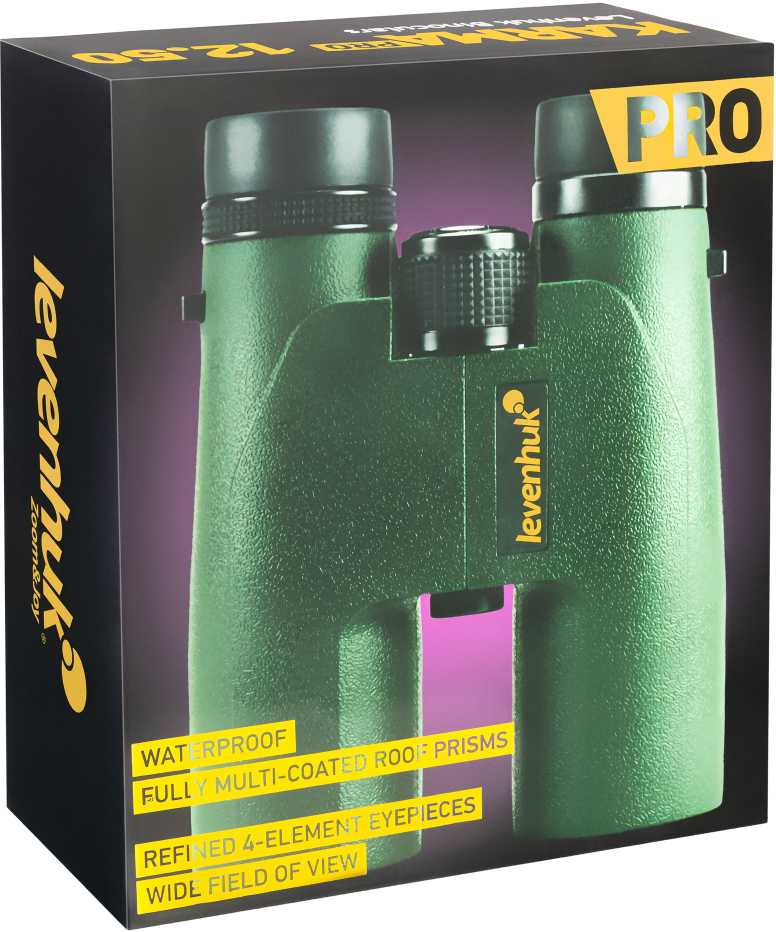 Levenhuk Karma PRO 12x50 Kompaktiški Neperšlampami Universalūs žiūronai