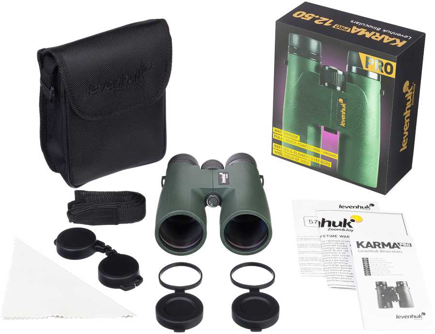 Levenhuk Karma PRO 12x50 Kompaktiški Neperšlampami Universalūs žiūronai