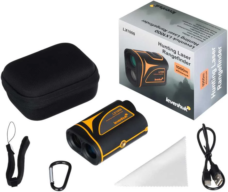 Žiūronai Levenhuk LX1000 Hunting lazerinis Rangefinder