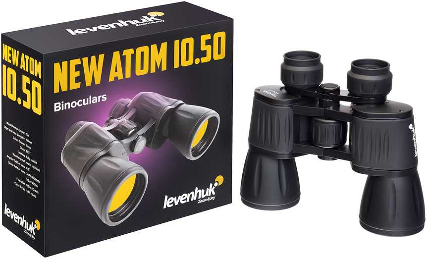Levenhuk New Atom 10x50 žiūronai