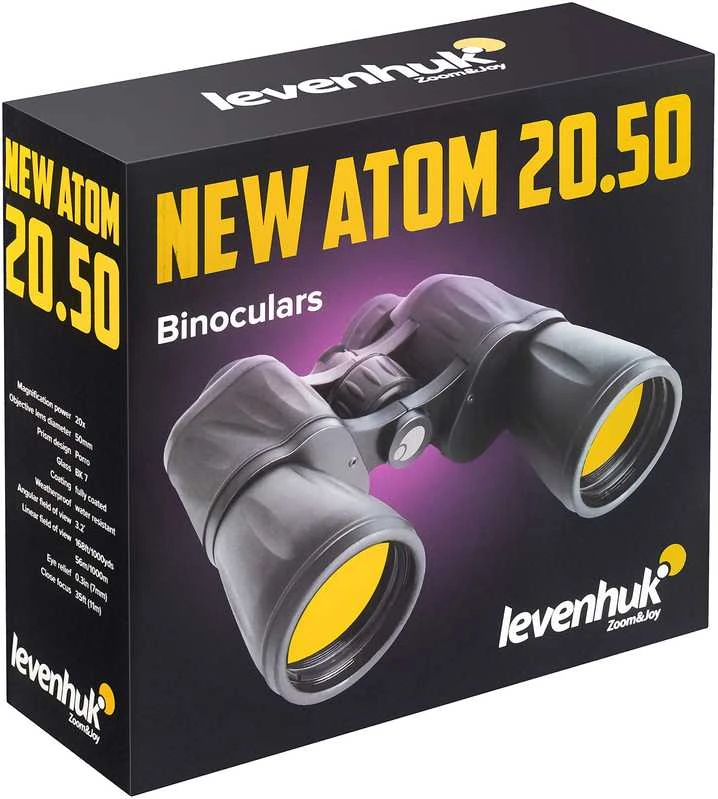 Levenhuk New Atom 20x50 žiūronai