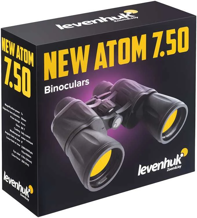 Levenhuk New Atom 7x50 žiūronai