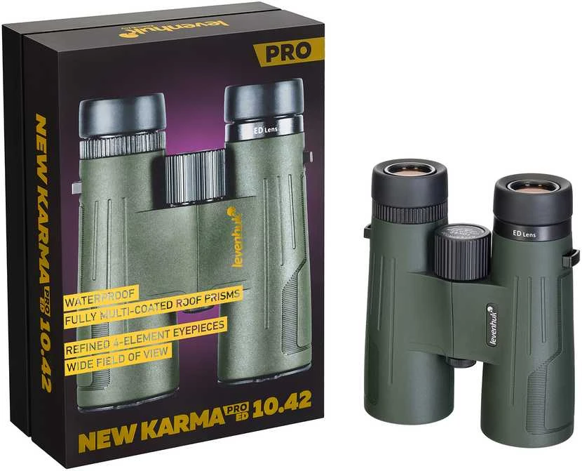 Levenhuk New Karma PRO ED 10x42 žiūronai