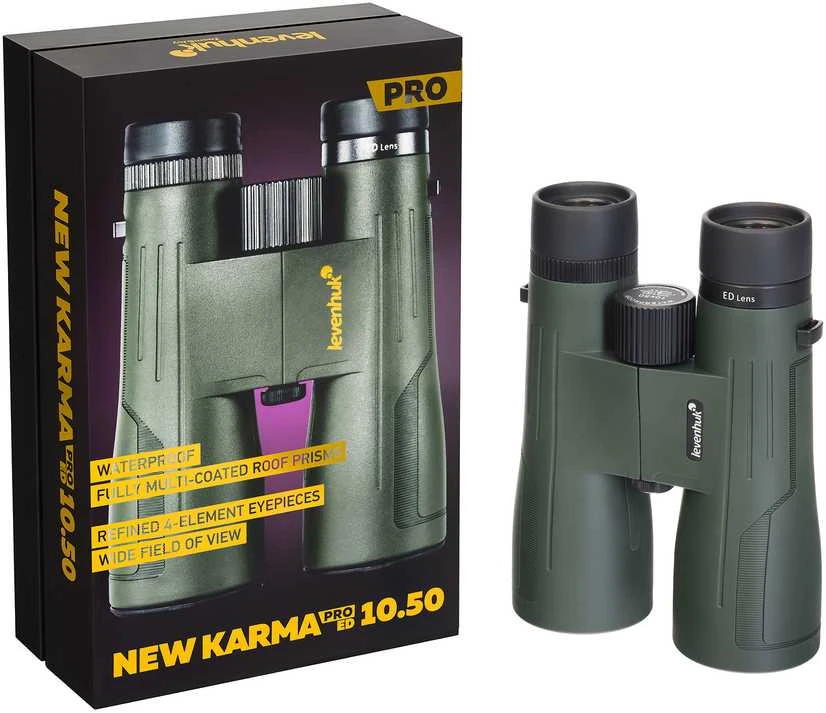 Levenhuk New Karma PRO ED 10x50 žiūronai