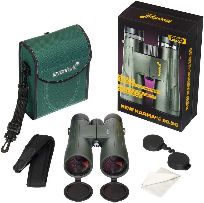 Levenhuk New Karma PRO ED 10x50 žiūronai