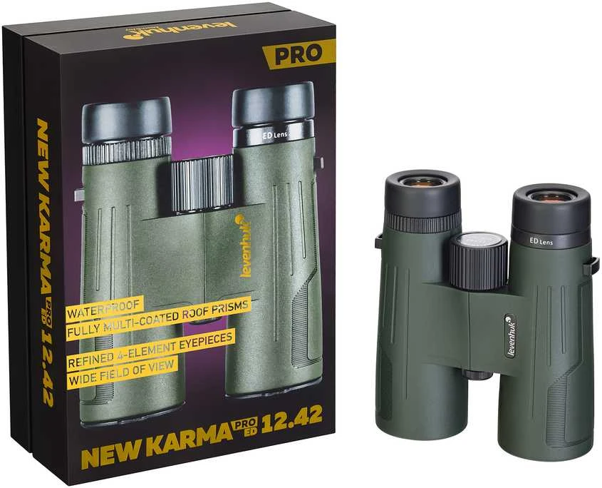 Levenhuk New Karma PRO ED 12x42 žiūronai