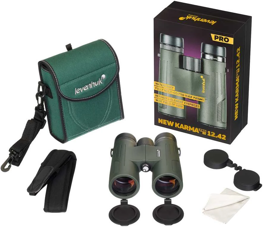 Levenhuk New Karma PRO ED 12x42 žiūronai