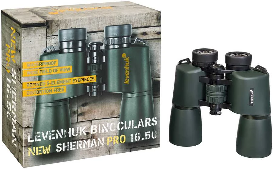 Levenhuk New Sherman PRO 16x50 žiūronai