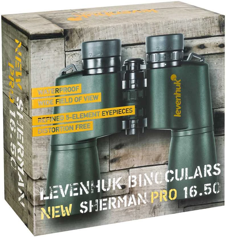 Levenhuk New Sherman PRO 16x50 žiūronai