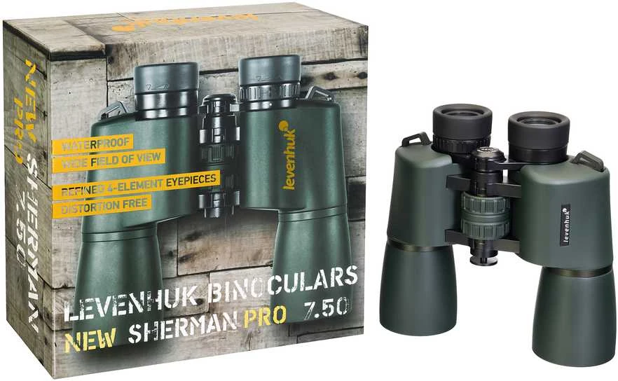 Levenhuk New Sherman PRO 7x50 žiūronai