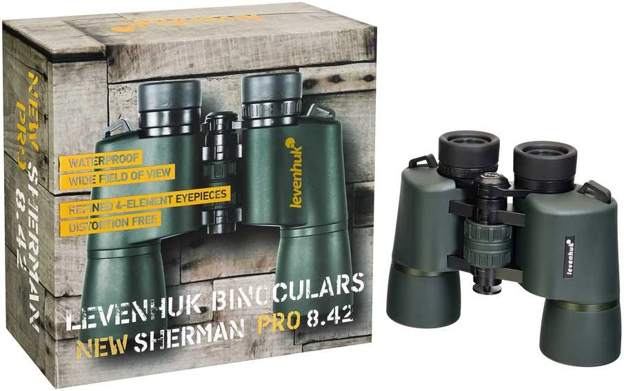 Levenhuk New Sherman PRO 8x42 žiūronai