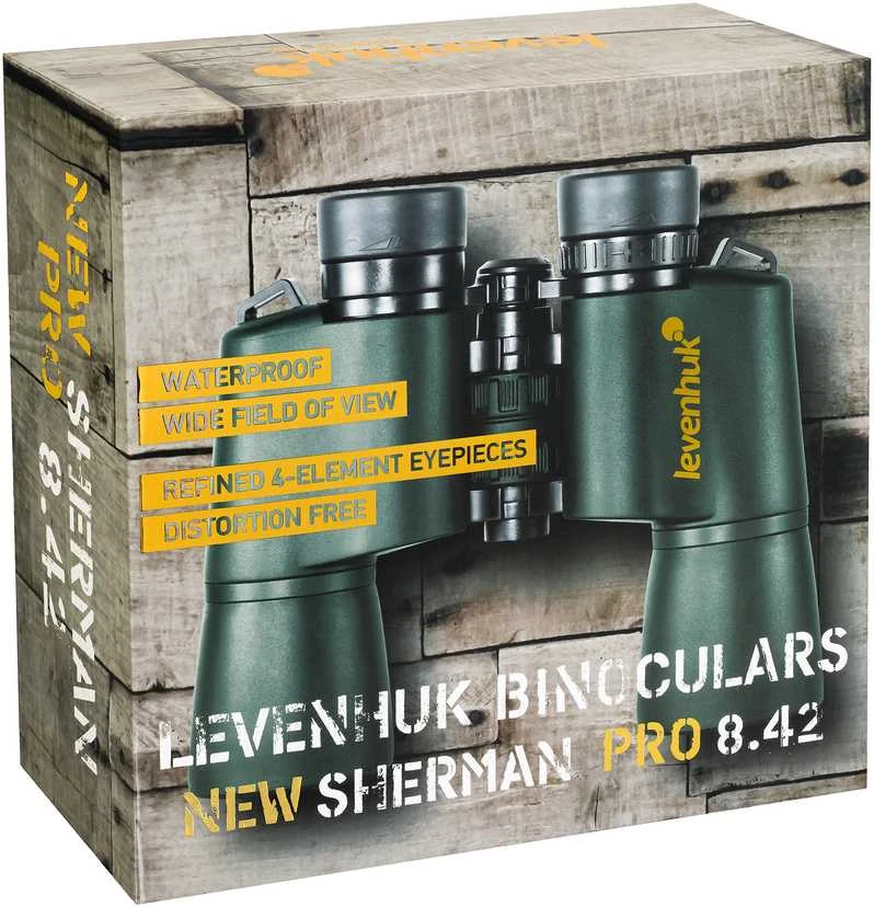 Levenhuk New Sherman PRO 8x42 žiūronai