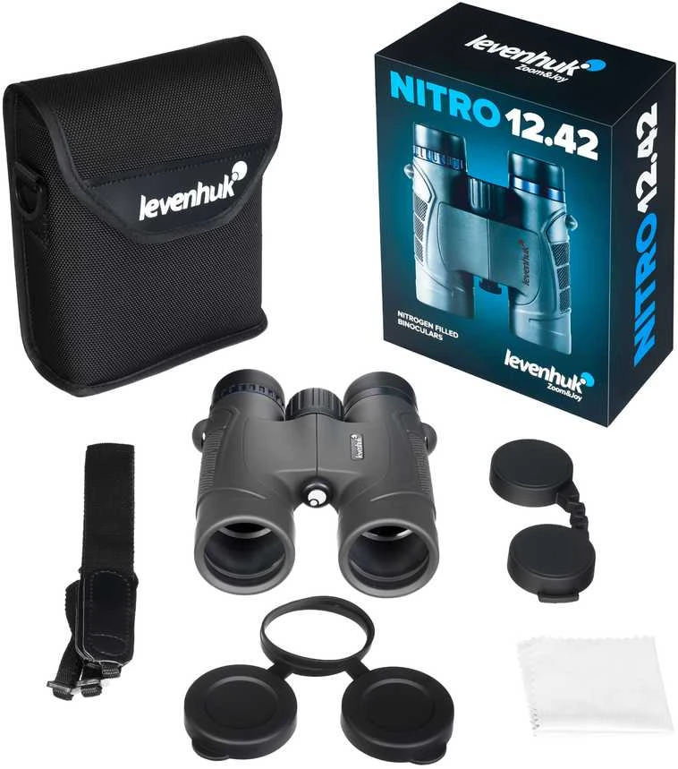 Žiūronai Levenhuk Nitro 12x42 Žiūronas