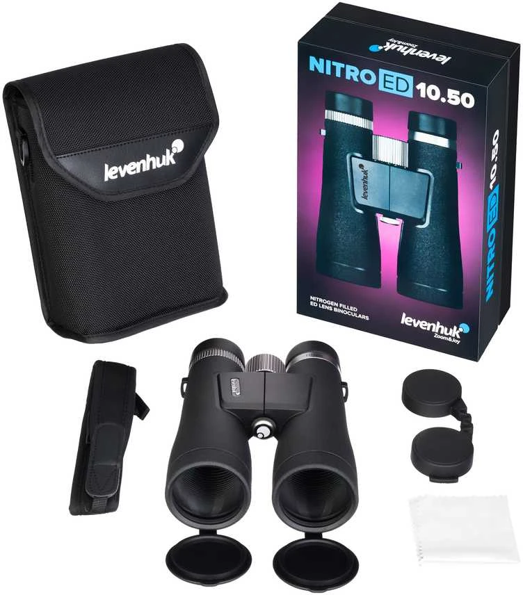 Levenhuk Nitro ED 10x50 žiūronai