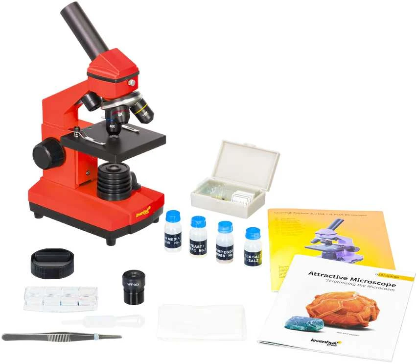 Mikroskopas Levenhuk Rainbow 2L PLUS Mikroskoop 64x - 640x su eksperimento komplektu K50