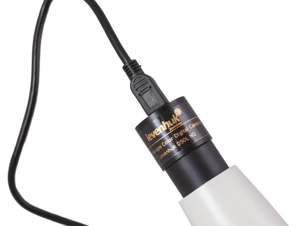 Levenhuk Rainbow D50L PLUS 2.5M Moonstone skaitmeninis mikroskopas