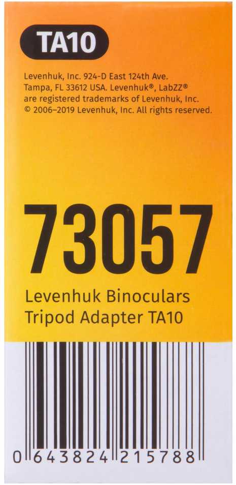Žiūronai Levenhuk TA10 žiūronų trikojo adapteris