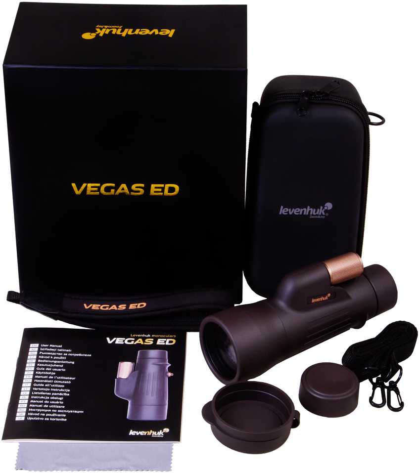 Žiūronai Levenhuk Vegas ED 10x50 monoklis