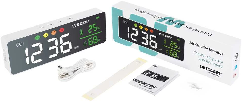 „Levenhuk Wezzer Air MC50“ oro kokybės monitorius