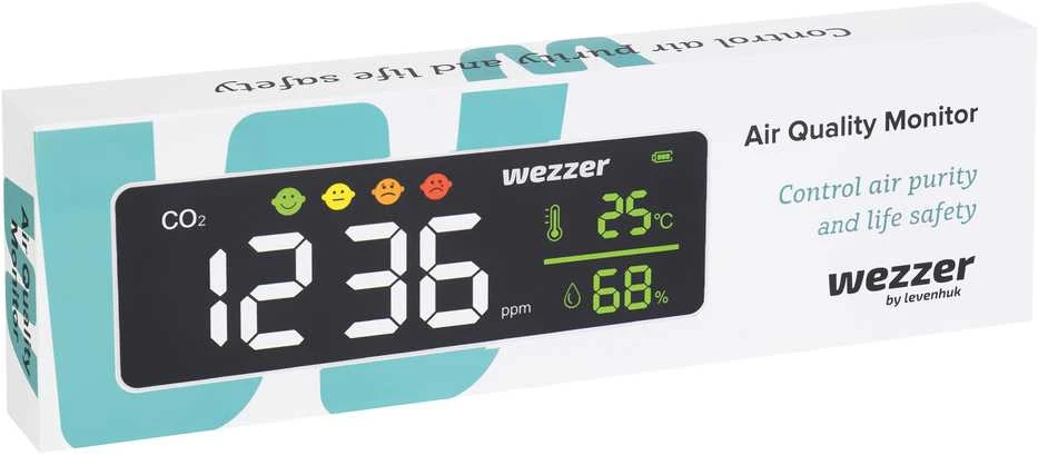 „Levenhuk Wezzer Air MC50“ oro kokybės monitorius