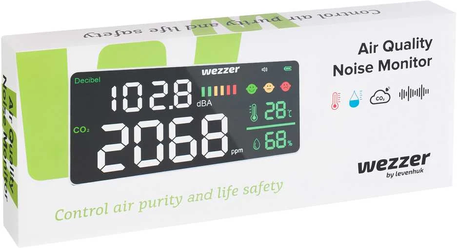 Levenhuk Wezzer Air PRO CN20 Air Quality Noise Monitorius