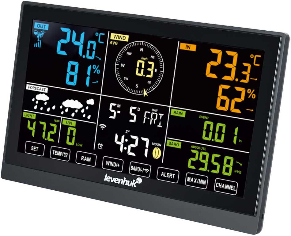 Levenhuk Wezzer PLUS LP150 meteorologinė stotis