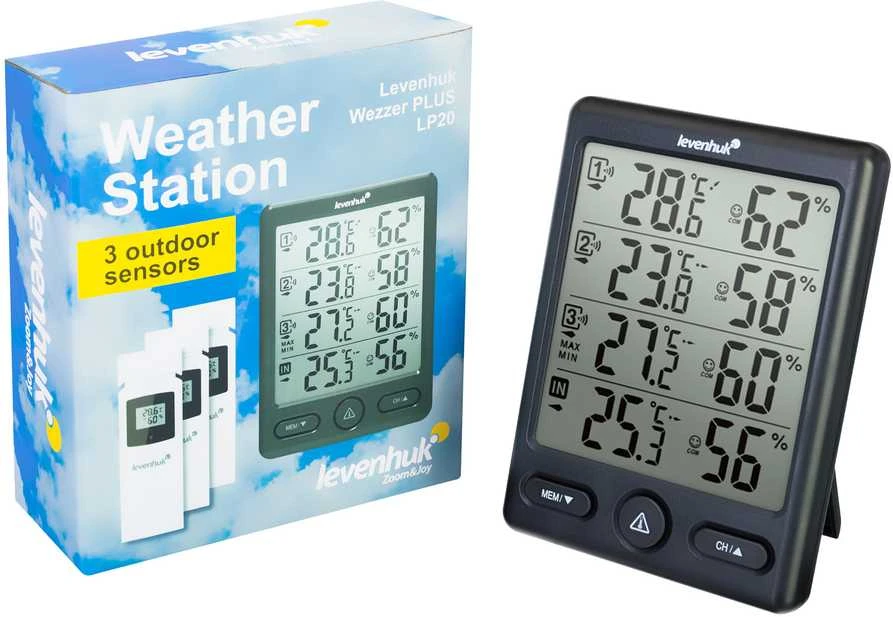 Levenhuk Wezzer PLUS LP20 meteorologinė stotis