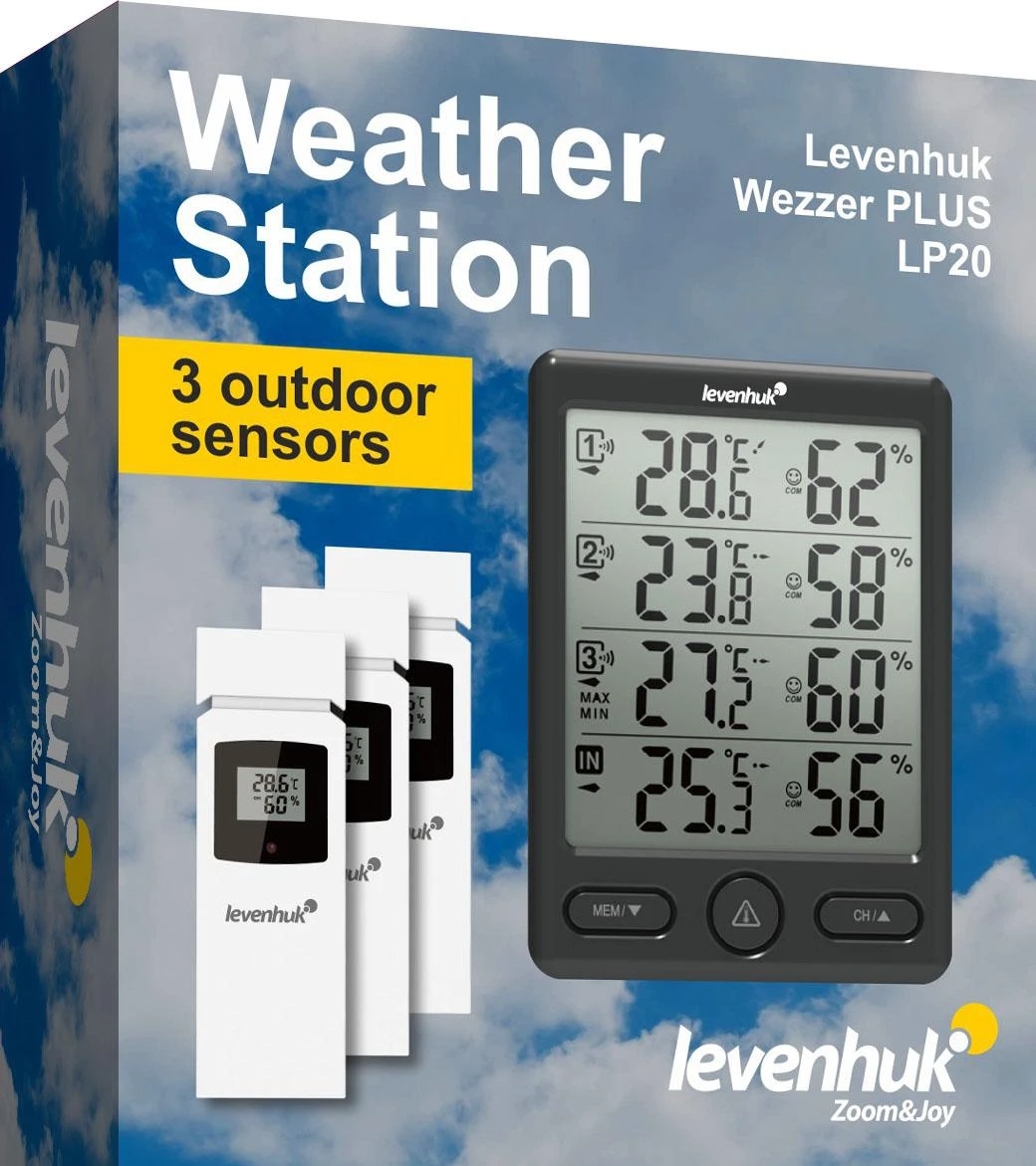 Levenhuk Wezzer PLUS LP20 meteorologinė stotis