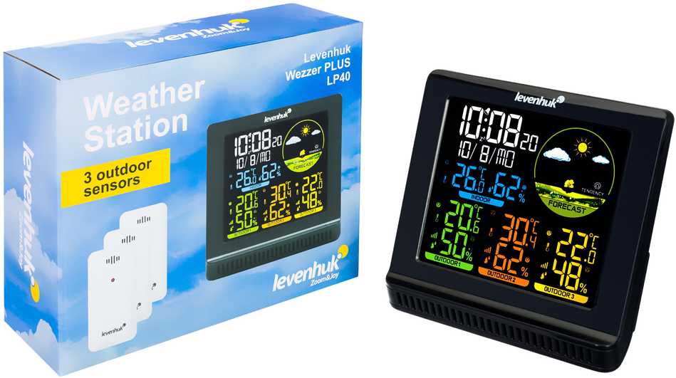 Levenhuk Wezzer PLUS LP40 meteorologinė stotis