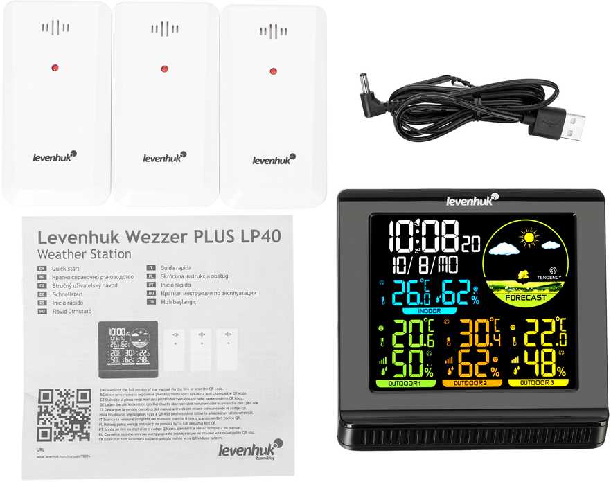 Levenhuk Wezzer PLUS LP40 meteorologinė stotis