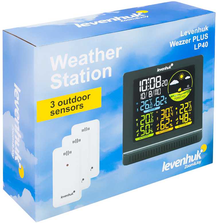 Levenhuk Wezzer PLUS LP40 meteorologinė stotis