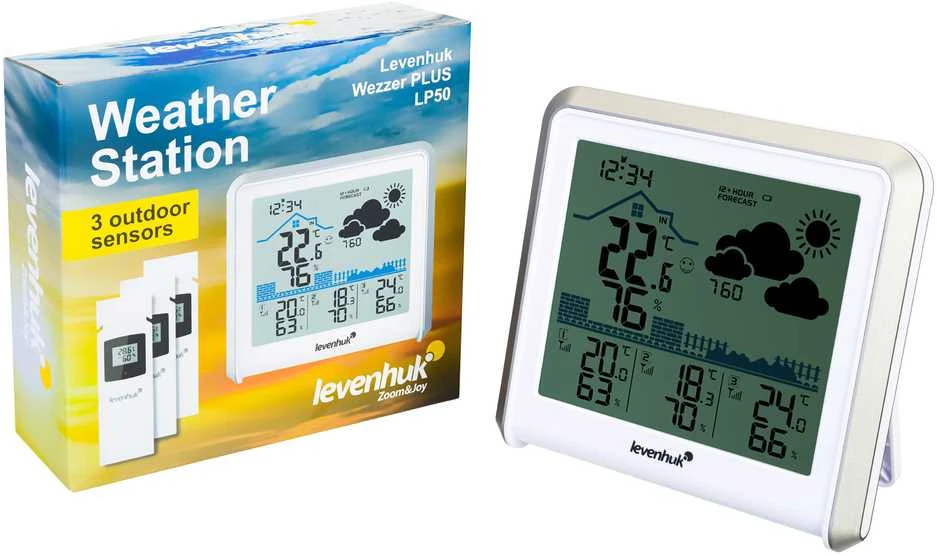 Levenhuk Wezzer PLUS LP50 meteorologinė stotis