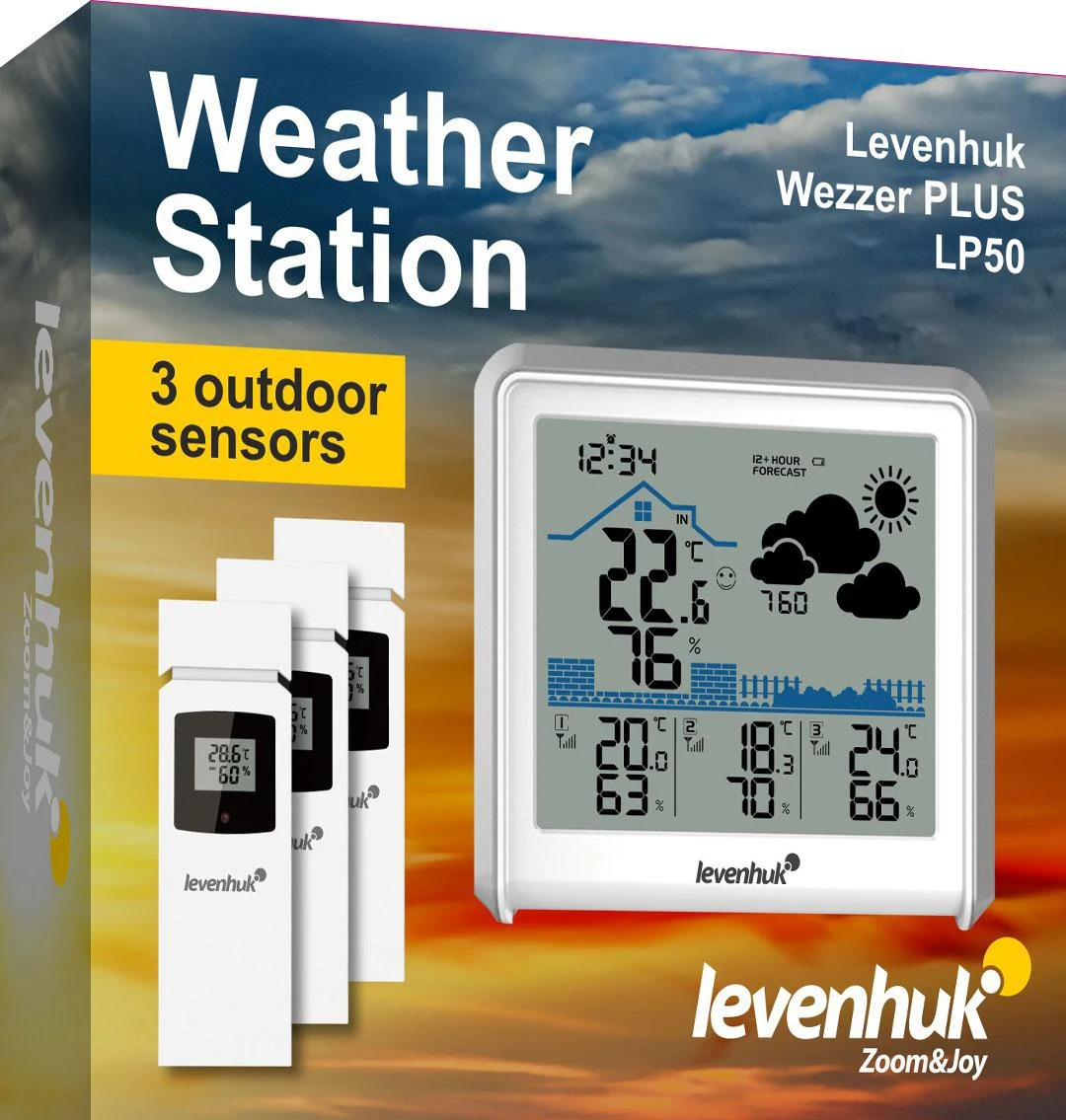 Levenhuk Wezzer PLUS LP50 meteorologinė stotis