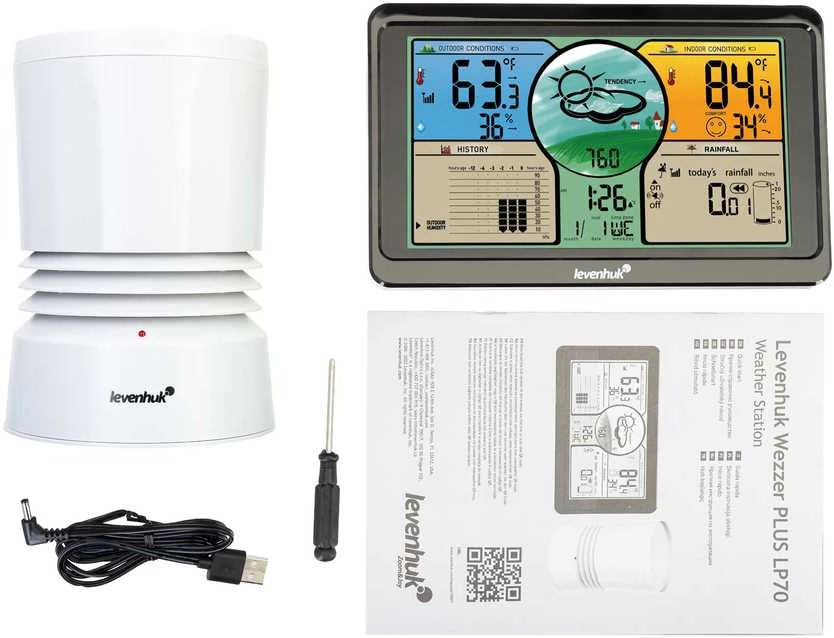 Levenhuk Wezzer PLUS LP70 meteorologinė stotis
