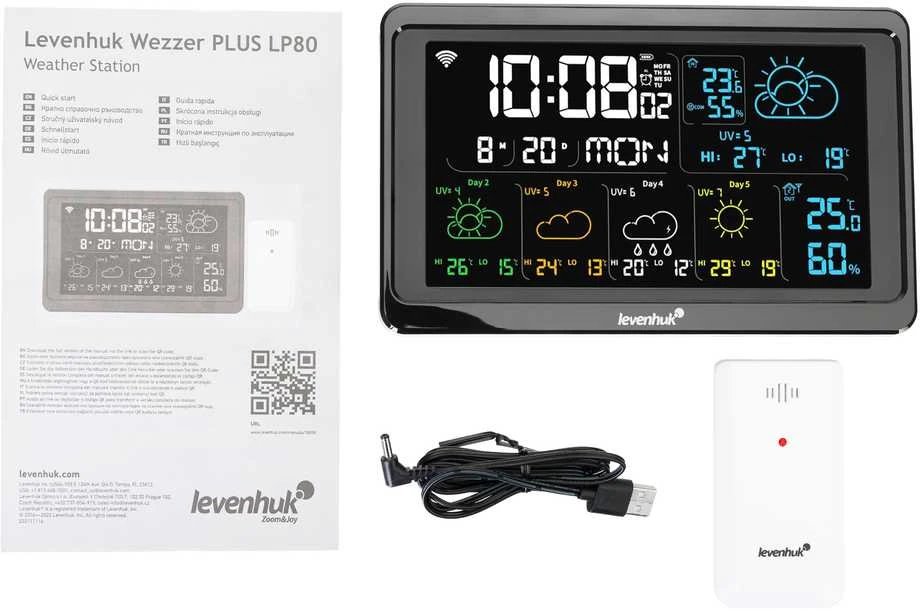 Levenhuk Wezzer PLUS LP80 meteorologinė stotis