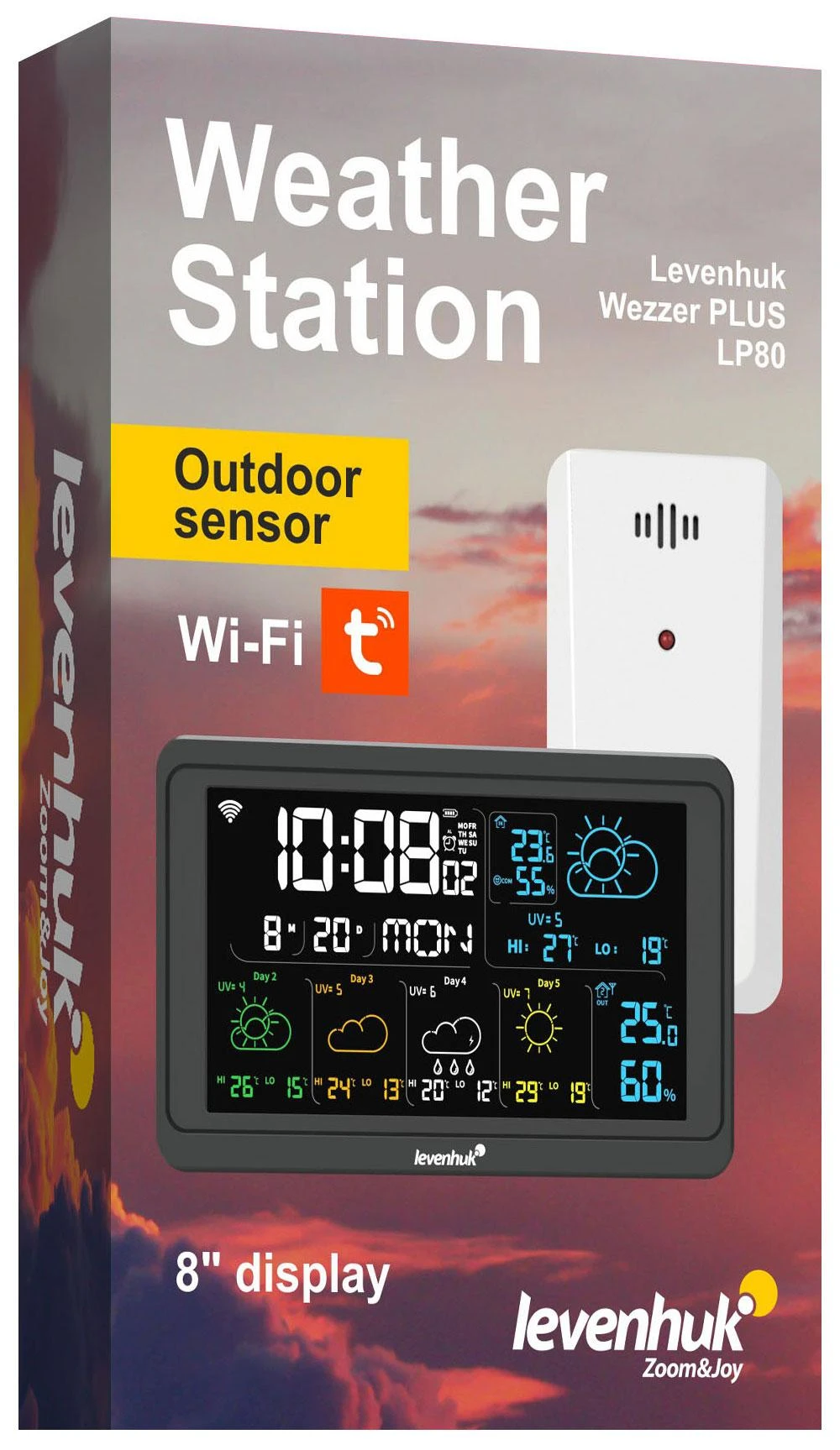 Levenhuk Wezzer PLUS LP80 meteorologinė stotis
