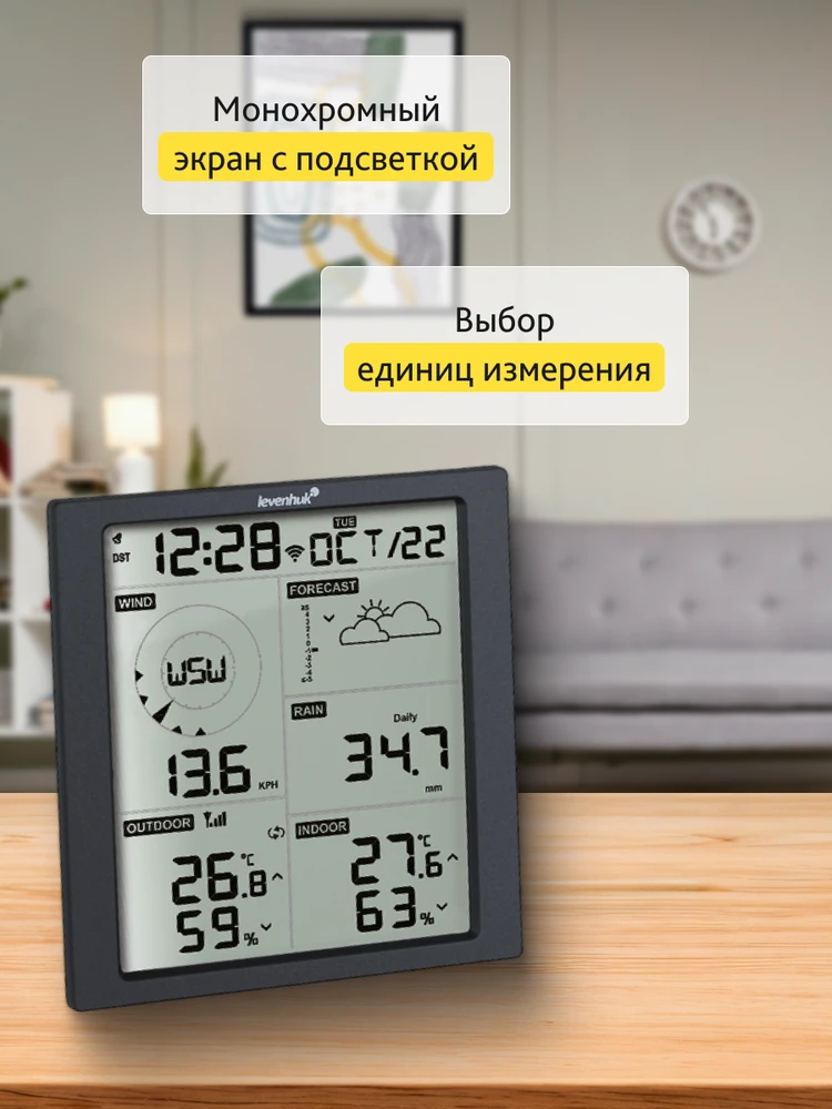 Levenhuk Wezzer PRO LP310 meteorologinė stotis