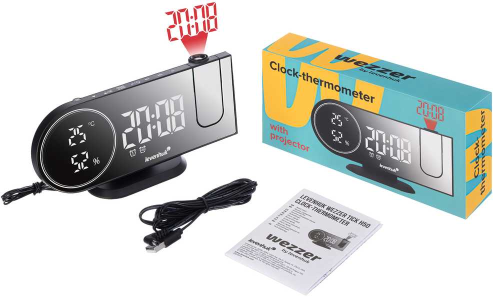 Levenhuk Wezzer Tick H50 Clock-thermometer