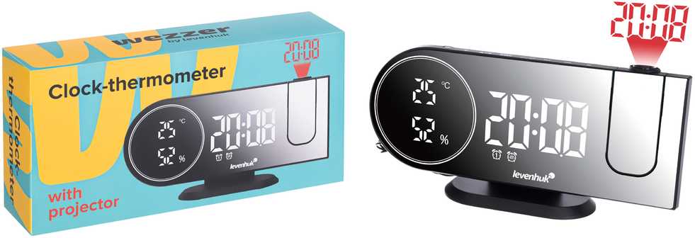 Levenhuk Wezzer Tick H50 Clock-thermometer