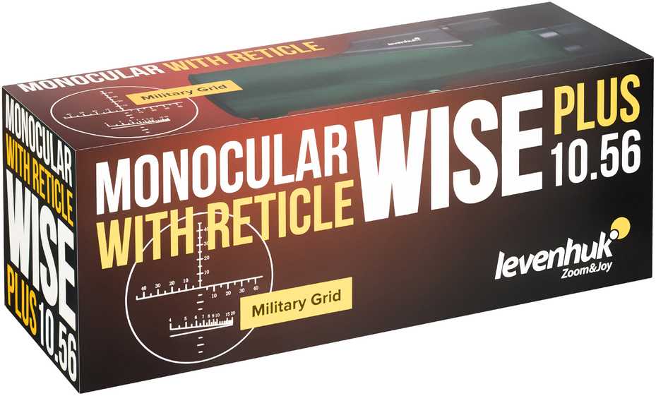 Levenhuk Wise PLUS 10x56 Monocular with Reticle