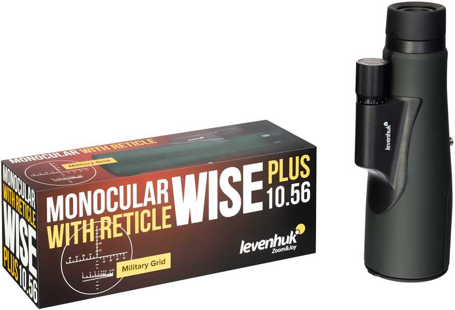 Levenhuk Wise PLUS 10x56 Monocular with Reticle