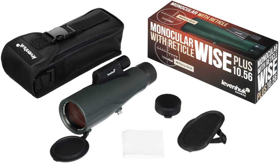 Levenhuk Wise PLUS 10x56 Monocular with Reticle