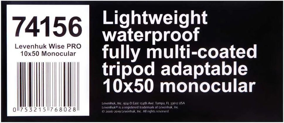 Levenhuk Wise PRO 10x50 monoklis