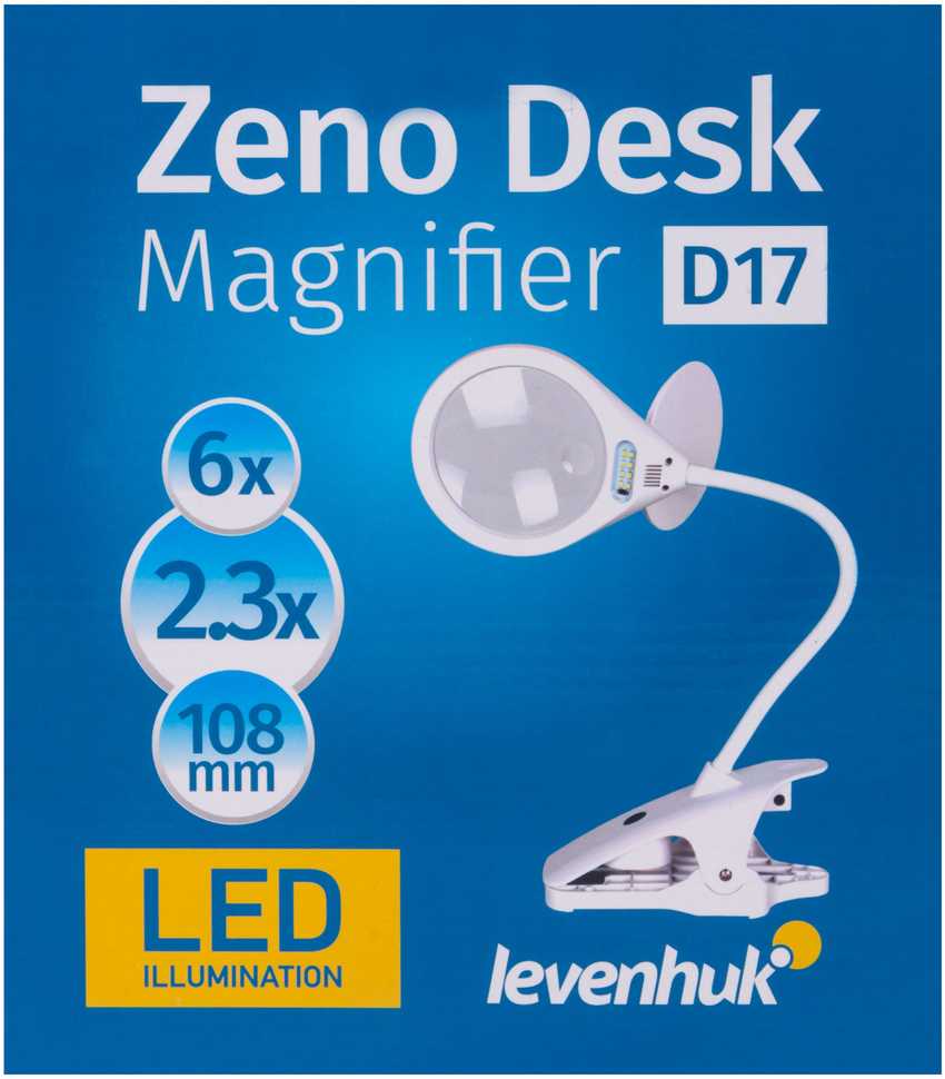 Levenhuk Zeno Desk D17 Magnifier