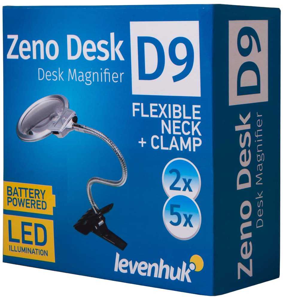 Levenhuk Zeno Desk D9 Plus didinamasis stiklas