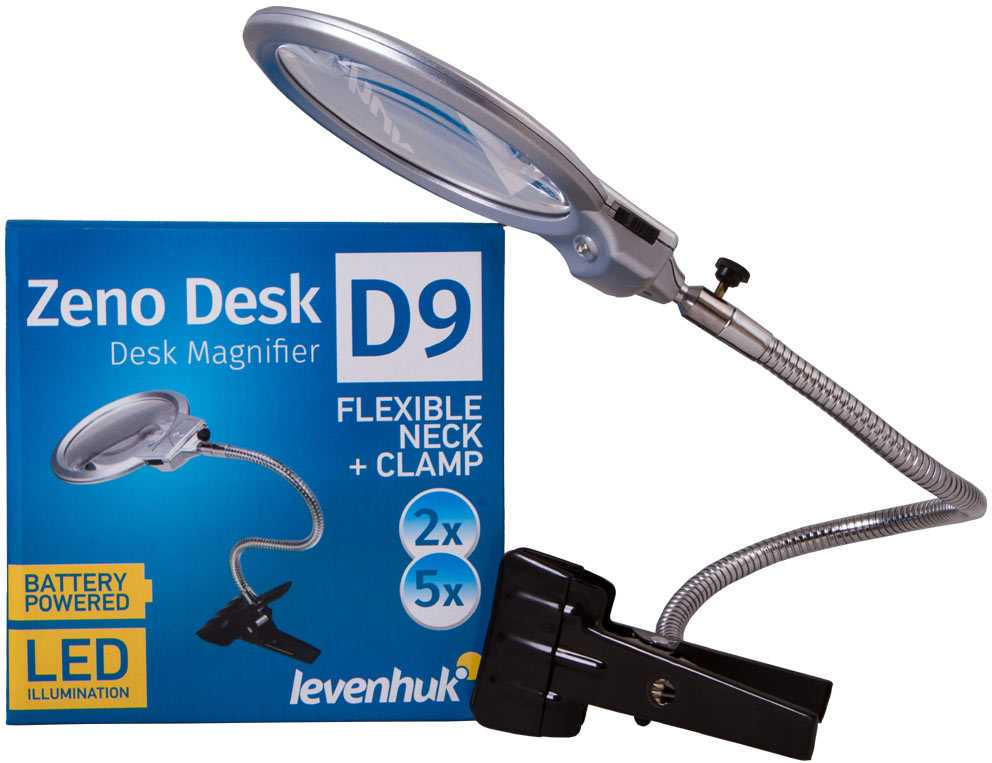 Levenhuk Zeno Desk D9 Plus didinamasis stiklas