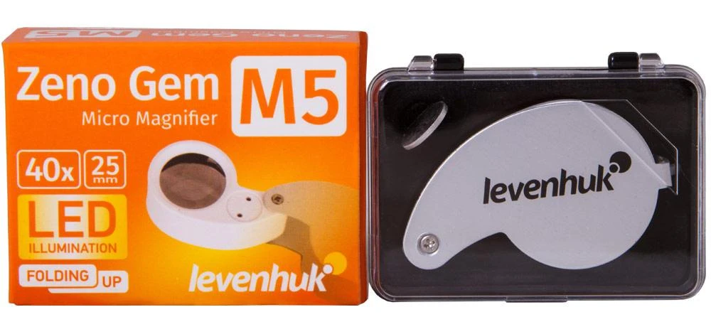 Levenhuk Zeno Gem M5 Plus didinamasis stiklas