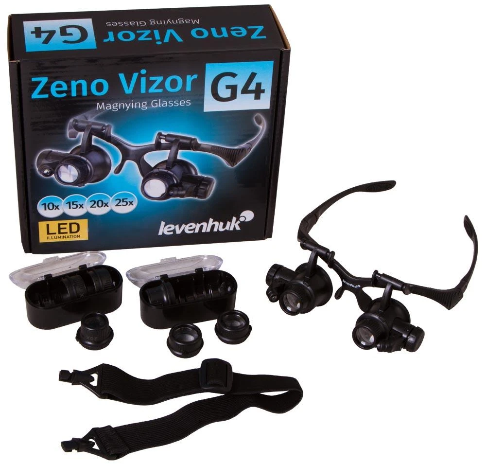 Levenhuk Zeno Vizor G4 Plus didinamieji akiniai