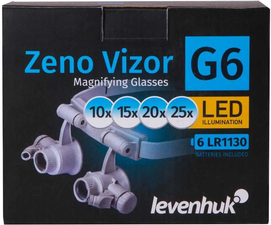 Levenhuk Zeno Vizor G6 Magnifying Glasses 10/15/20/25x