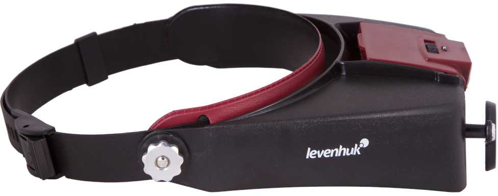 Levenhuk Zeno Vizor H2 galvos lupa 1.5x - 8x
